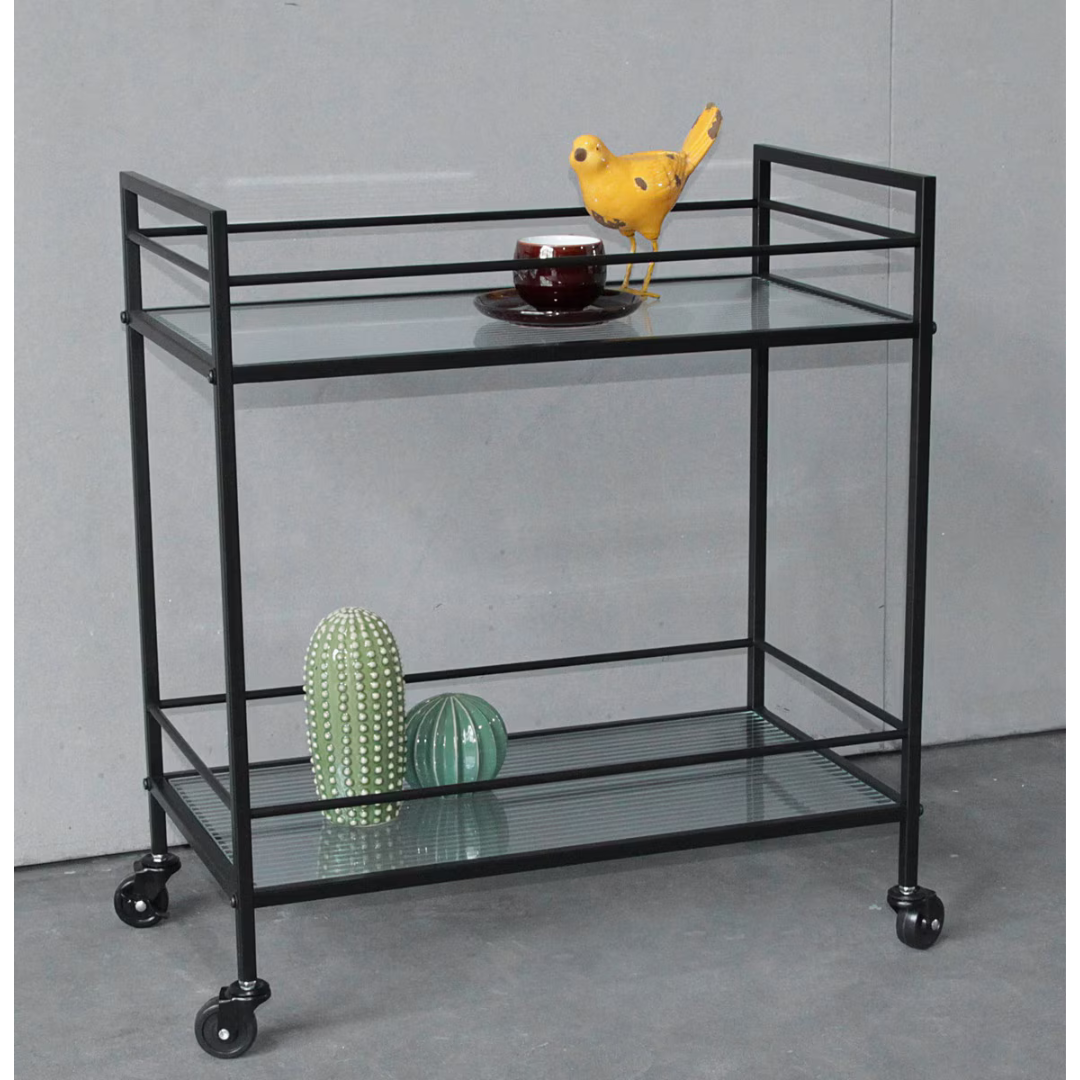 Metal Bar Cart - black
