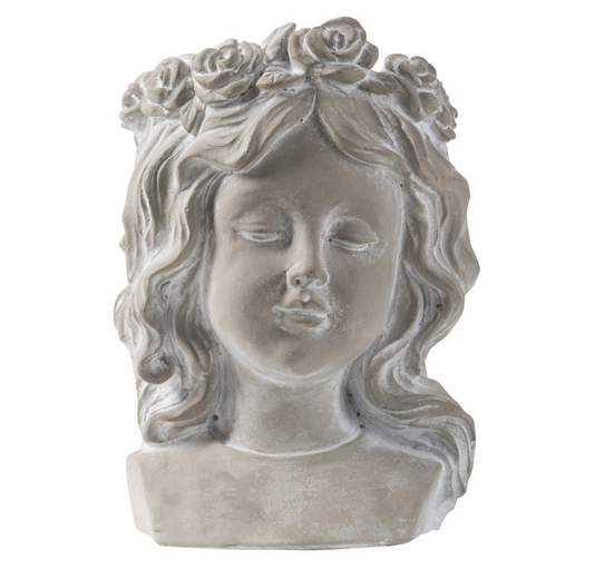 Bust Wall Planter - white-wash | Pots & Planters