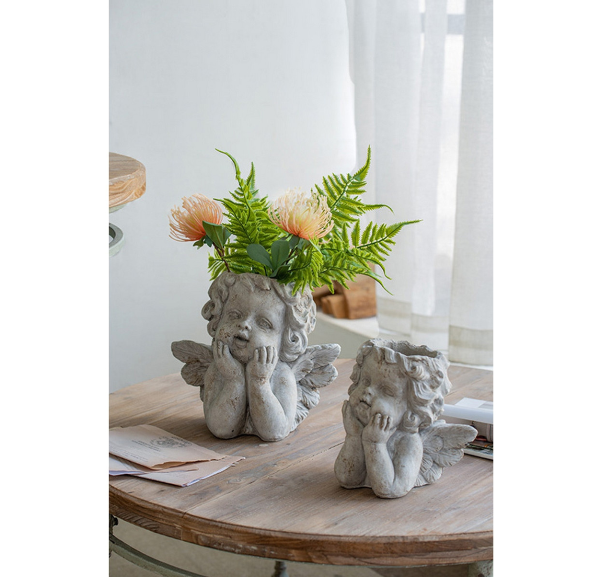 Cherub Angel Planter - Cement | Pots & Planters