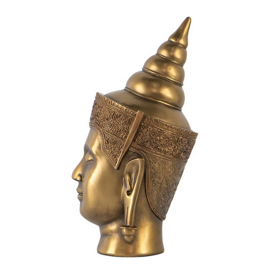 Buddha Head - Gold