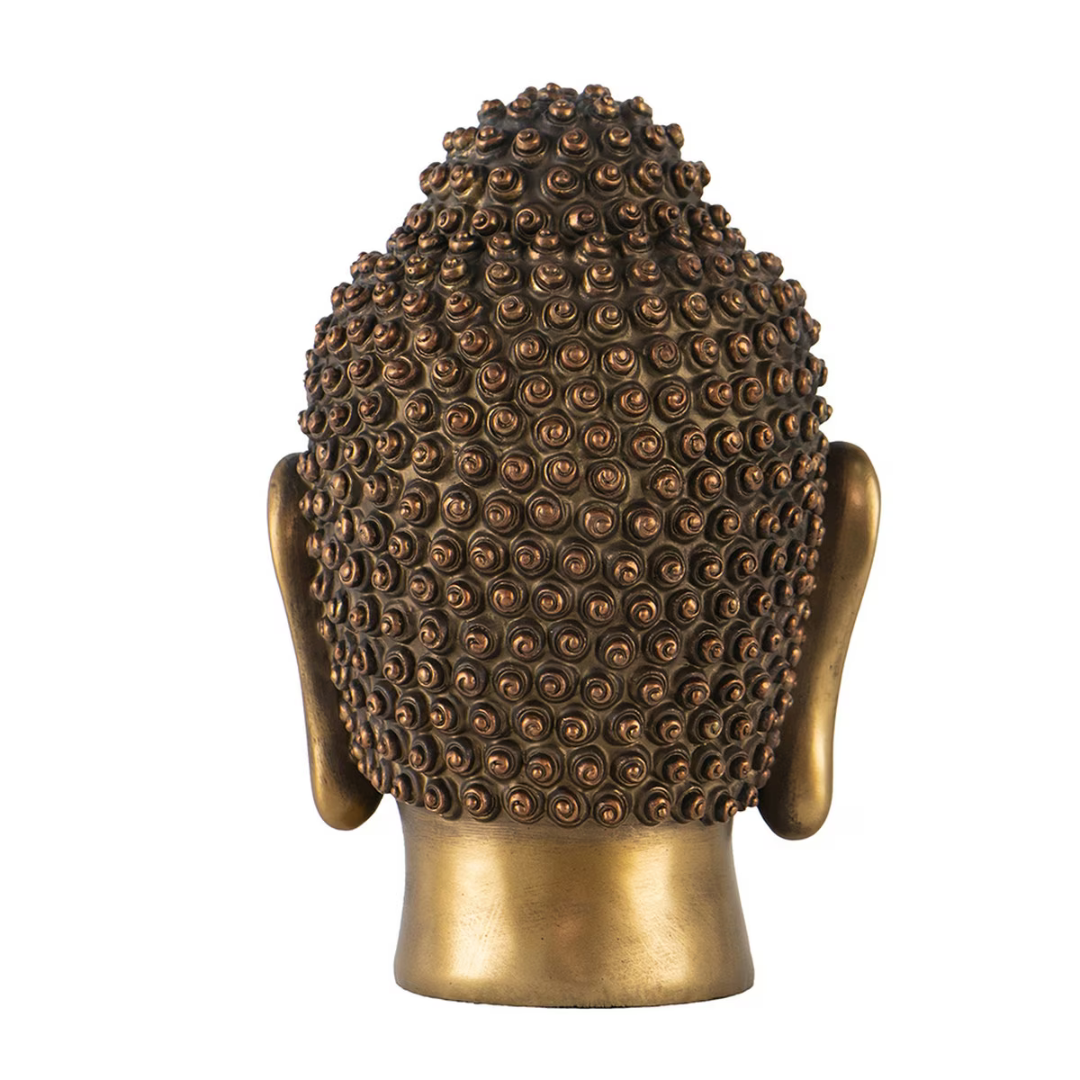 Buddha Head II - Gold
