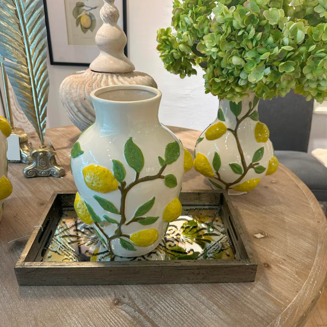 Lemon Ceramic Vase I