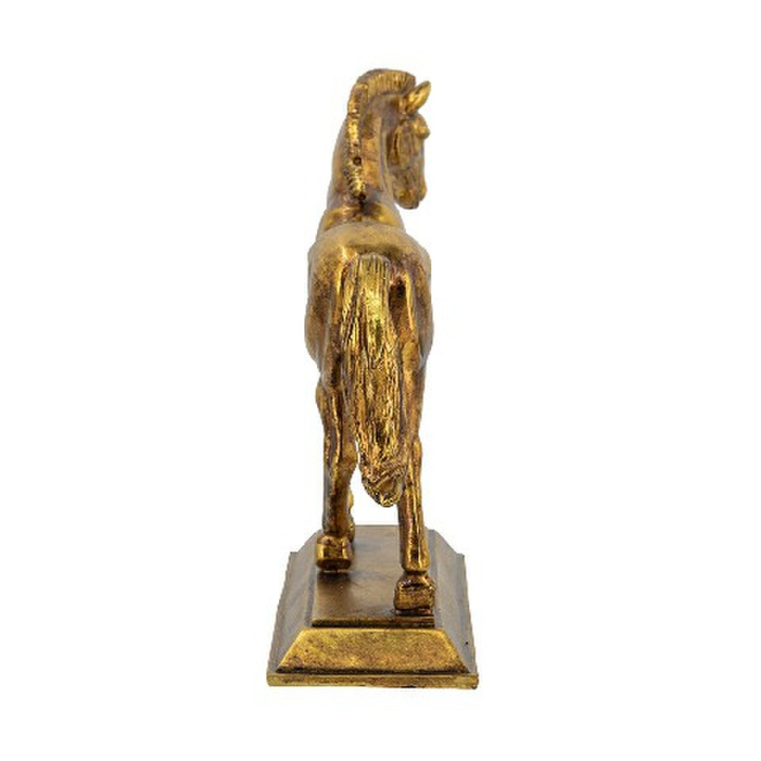 Romeo Horse Statue - Gold - resin