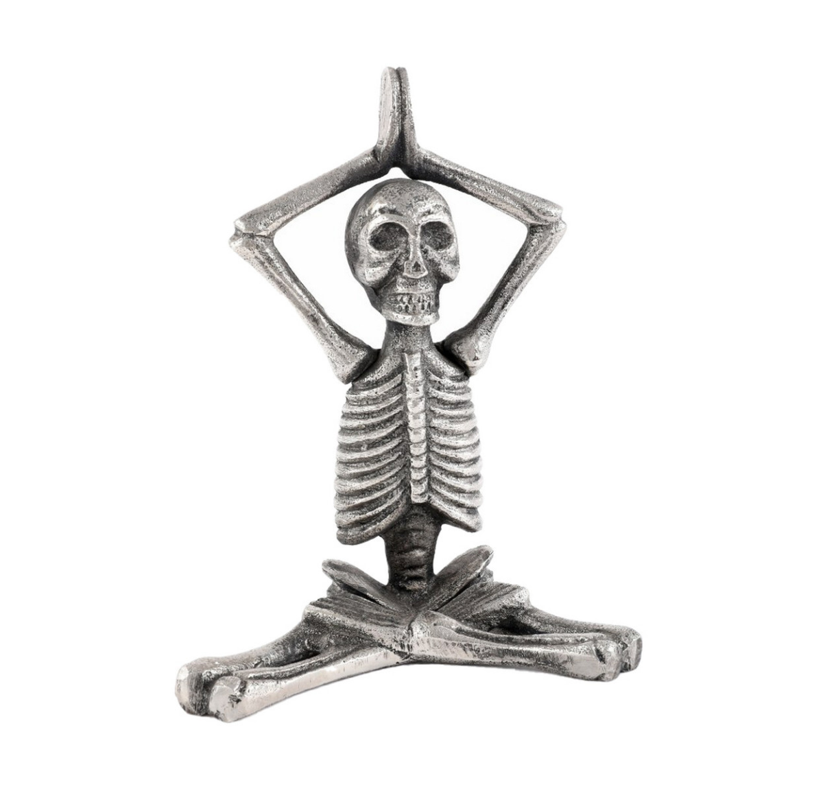 Skeleton in Yoga Pose III - aluminium