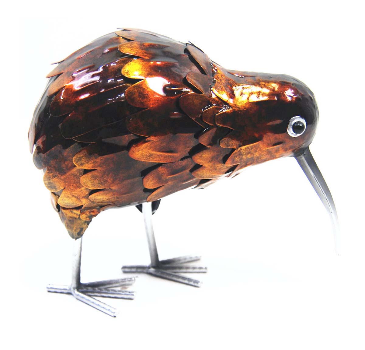 Kiwi Bird Feeding Metal Free Standing - small