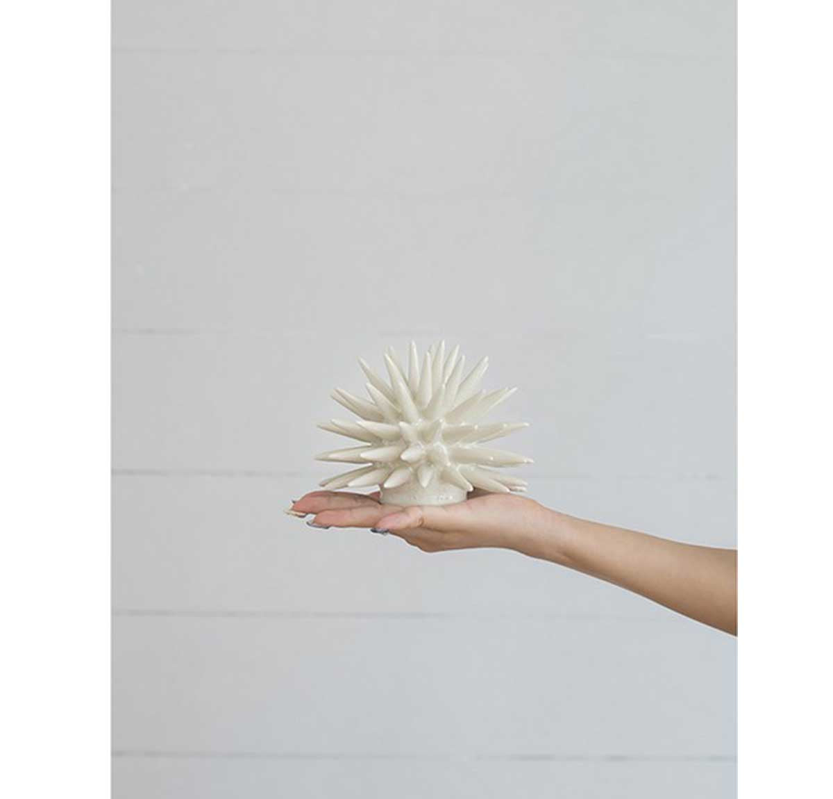 Faux Coral Accent - White