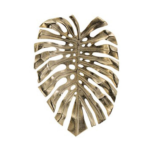 Leaf Hanging Bowl Wall Art - gold | Wall Art | Platters | Home Decor