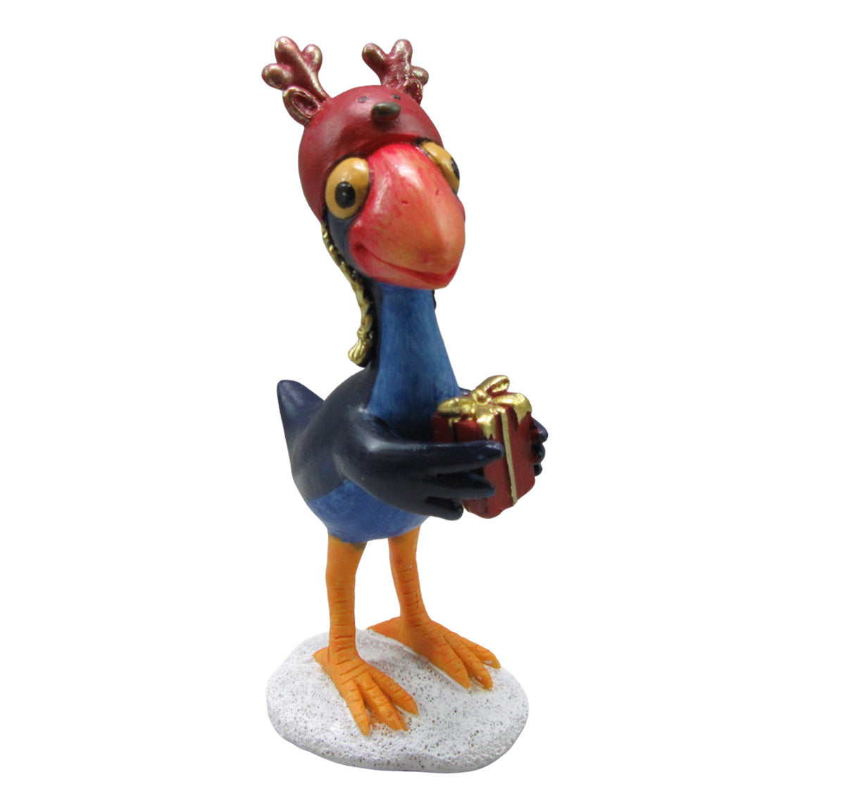 Pukeko Bird With Christmas Gift | Accessories | Home Decor