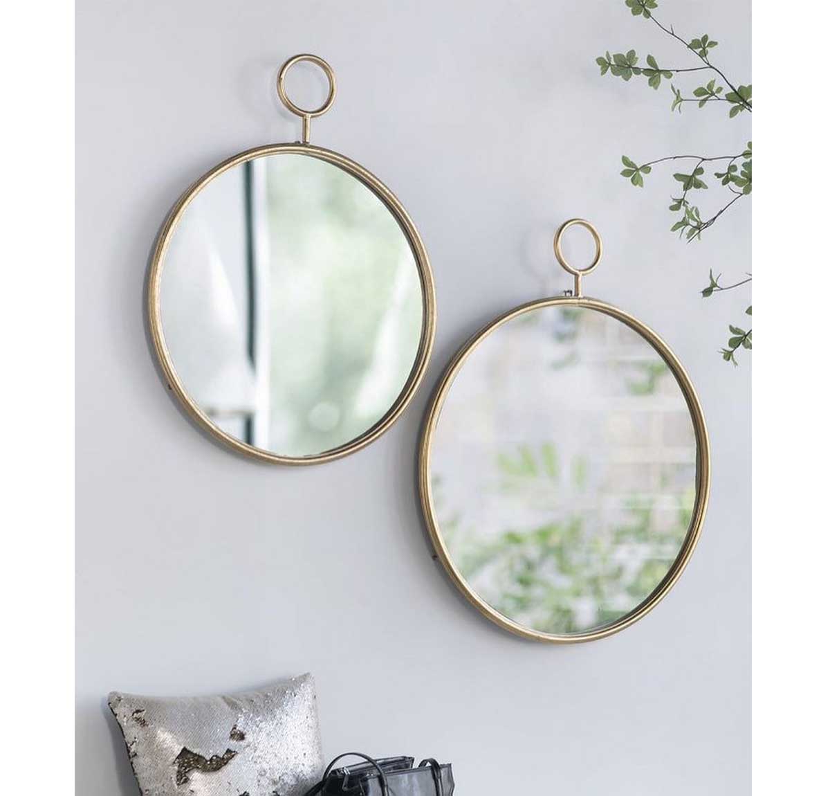 Decorative wall mirrors NZ — round and asymmetric mirrors for the home by Mish Lifestyle