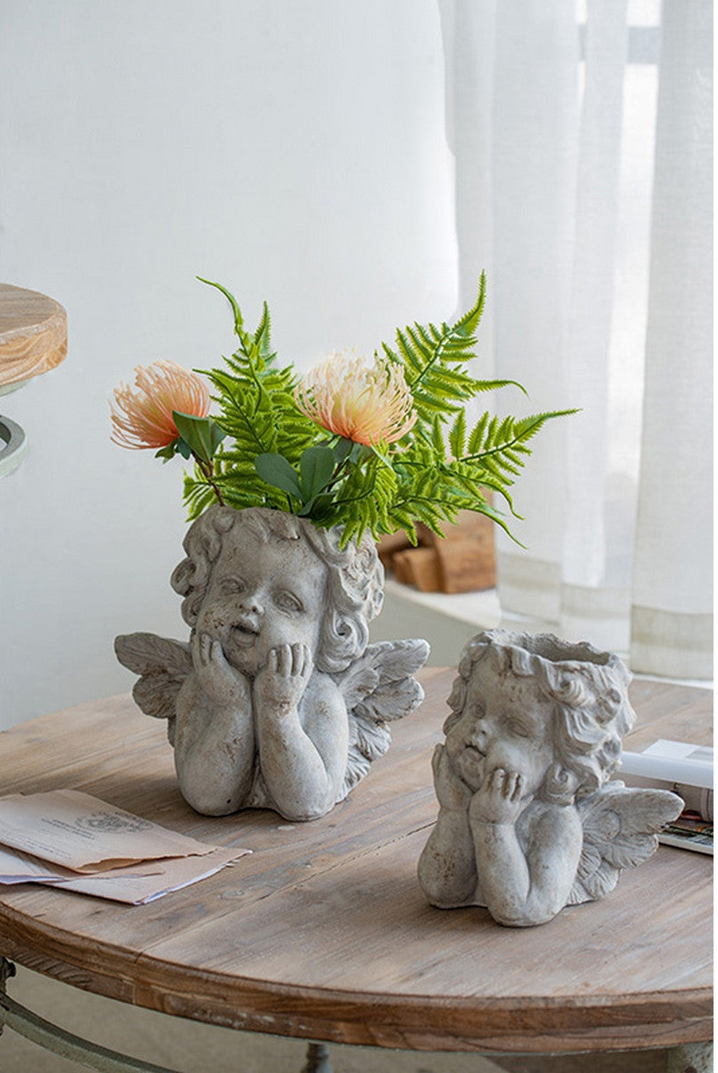 Decorative planters NZ — sculptural face planters and plant pots by Mish Lifestyle