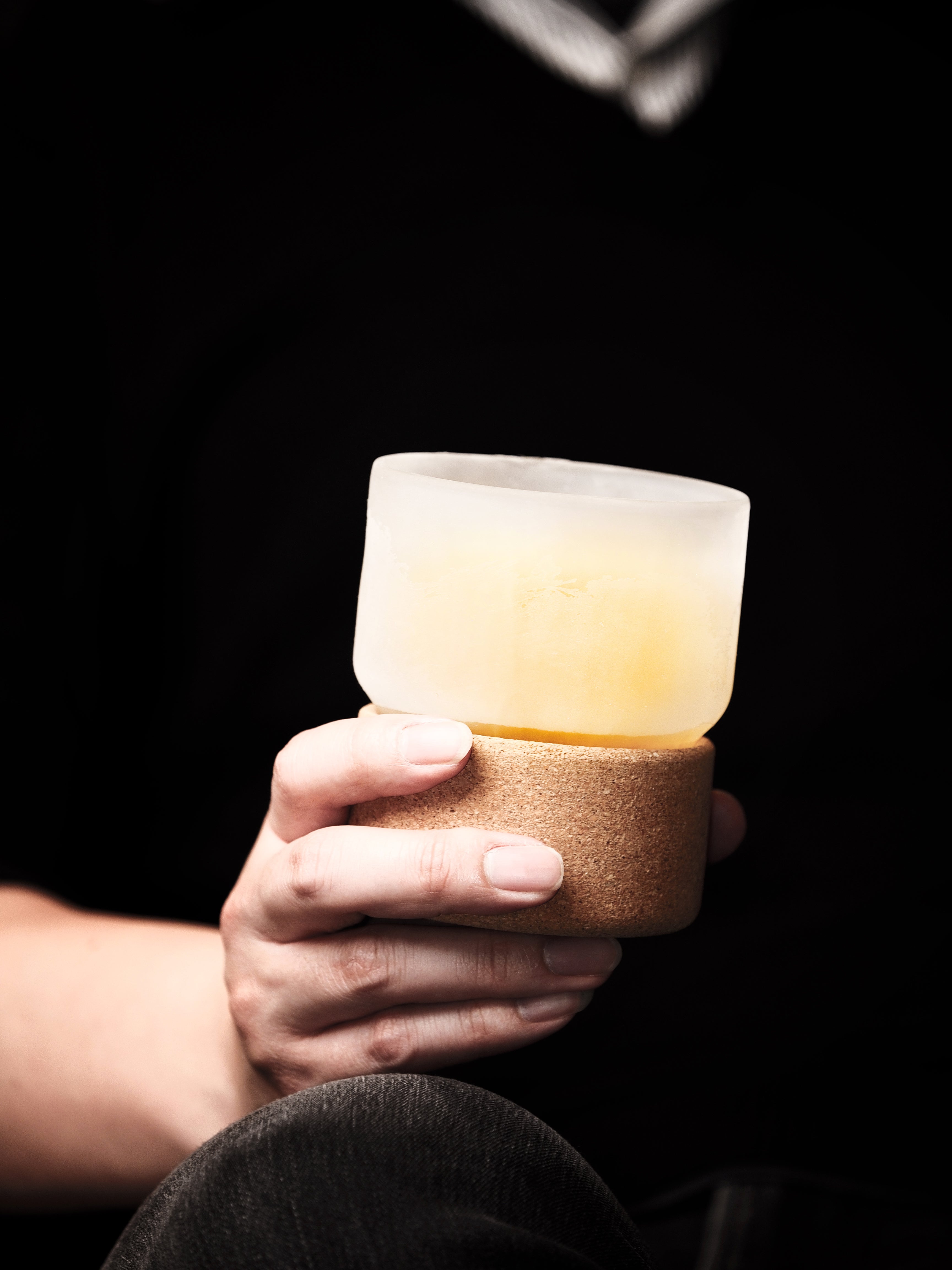 Chill Glass with cork base