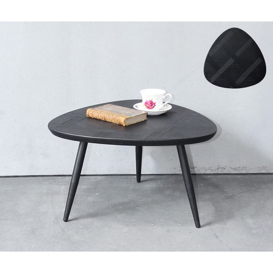 Wooden Side Table - Black