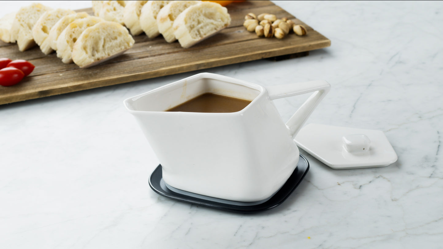 HeatTHAT Gravy Pot - white