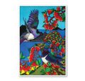 Wood Pigeon Framed Canvas Wall Art Print