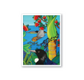 Tui & Fantail Framed Canvas Wall Art Print