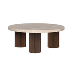 Hearthstone Travertine Coffee Table