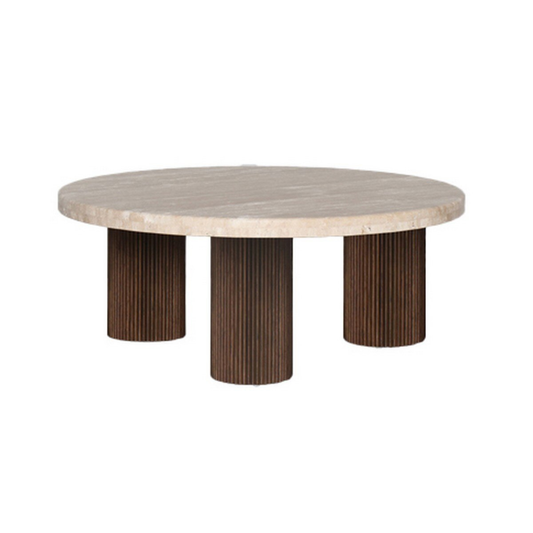 Hearthstone Travertine Coffee Table