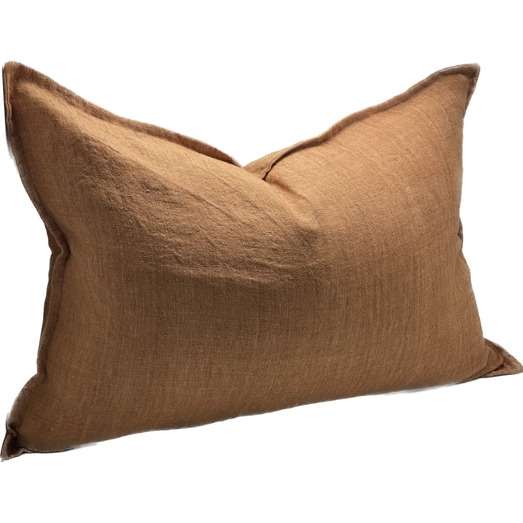 Sanctuary Linen Cushion Cover - chestnut