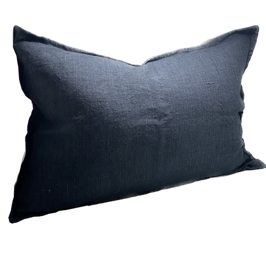 Sanctuary Linen Cushion Cover - charcoal