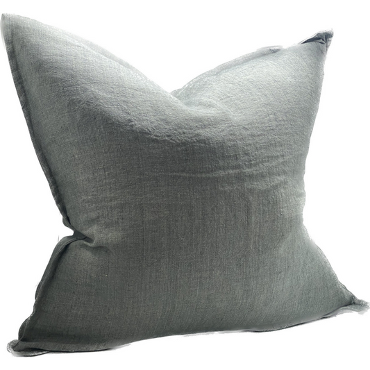 Sanctuary Linen Cushion Cover square - blue grey