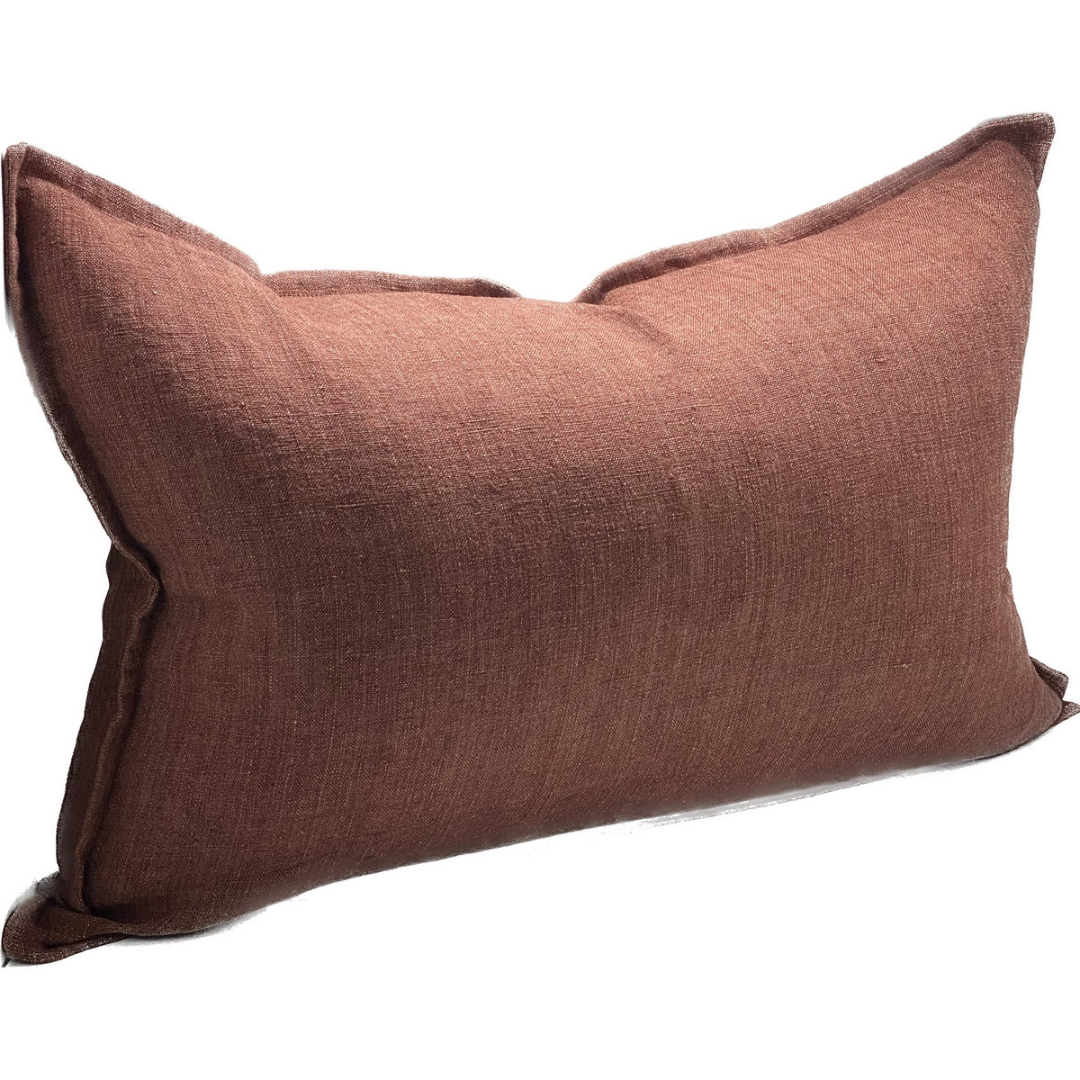 Sanctuary Linen Cushion Cover - Merlot