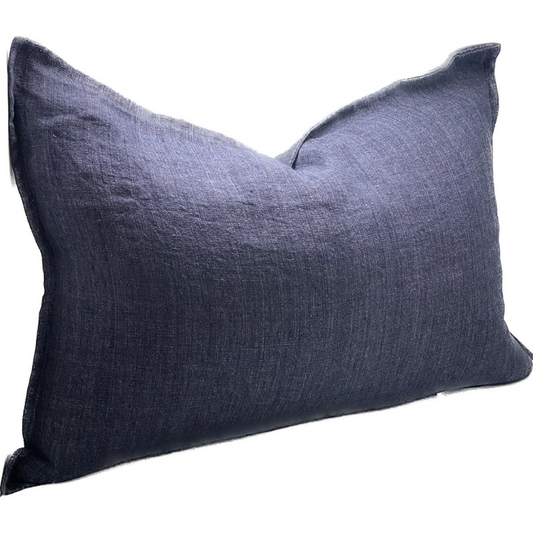 Sanctuary Linen Cushion Cover - Denim
