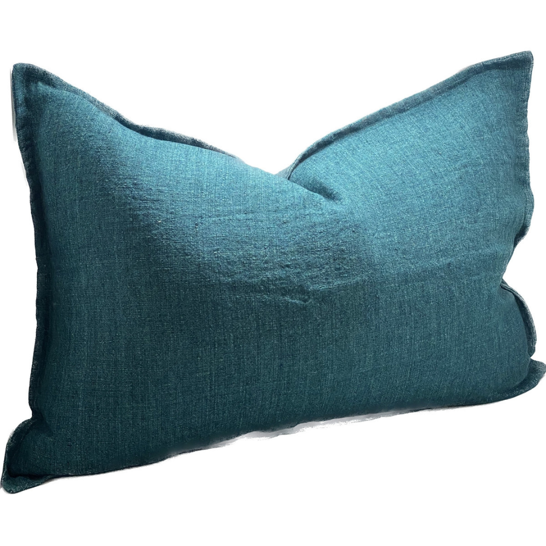 Sanctuary Linen Cushion Cover - Emerald