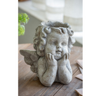 Cherub Angel Planter - Cement | Pots & Planters