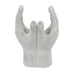 Hand Statue Planter - Soft Grey | Pots & Planters