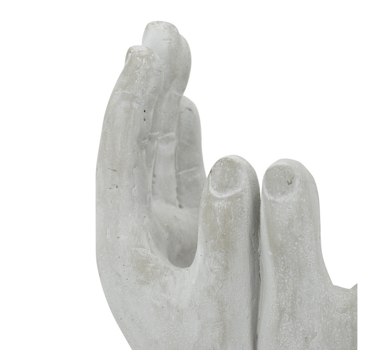 Hand Statue Planter - Soft Grey | Pots & Planters