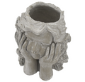 Girl Statue Planter - Soft Grey | Pots & Planters