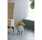 Girl Statue Planter - Soft Grey | Pots & Planters