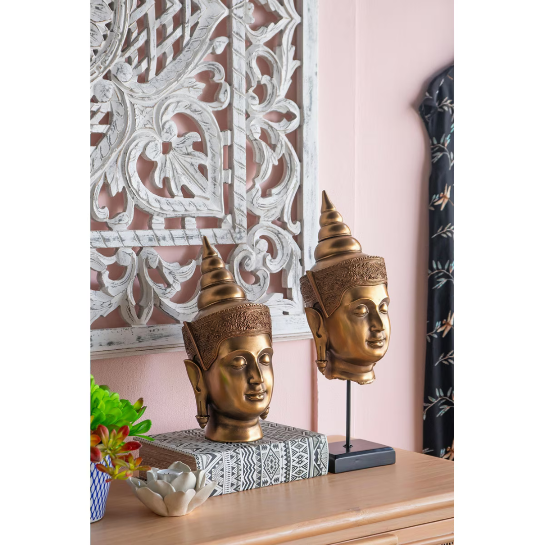 Buddha Head - Gold