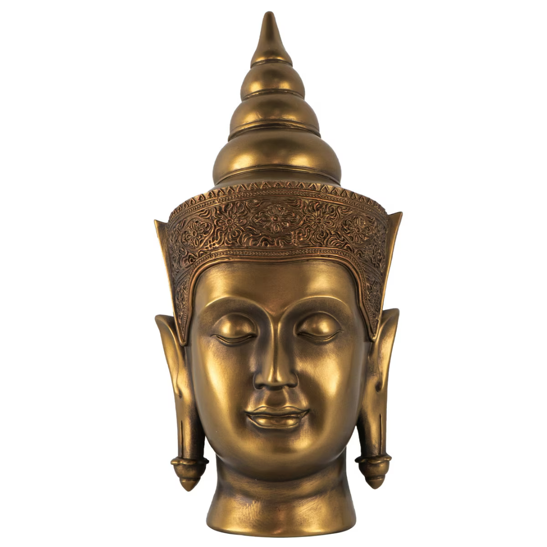 Buddha Head - Gold