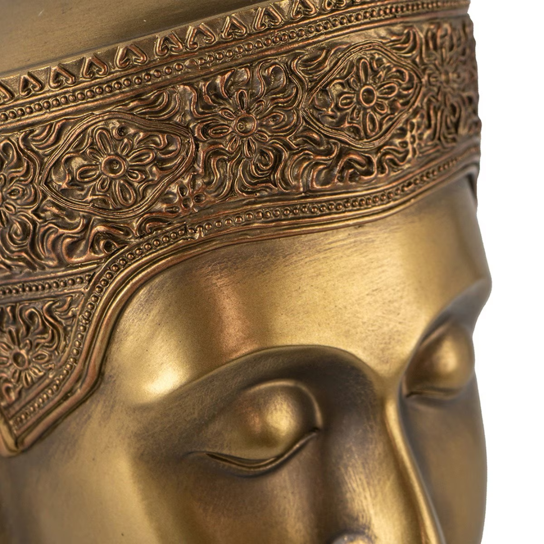 Buddha Head - Gold