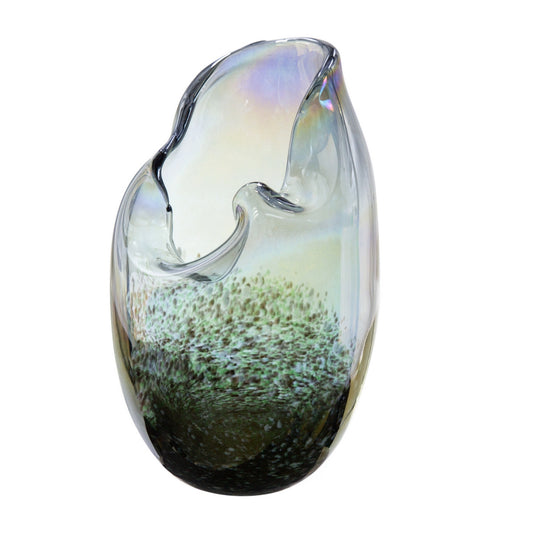 Handmade Glass Vase - 26cm tall
