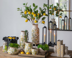 Lemon & Leaves Ceramic Jug - small