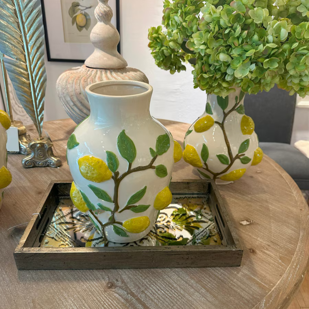 Lemon Ceramic Vase II