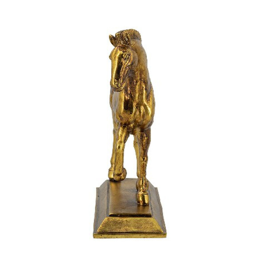 Romeo Horse Statue - Gold - resin