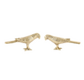 Gold Parrots - set of 2 - metal