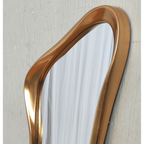 Aura Asymmetric Wall Hanging Mirror - gold