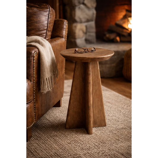 Side table - small - walnut