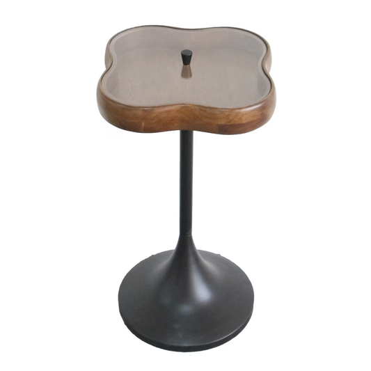 The Obscura Side Table - small - walnut