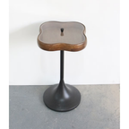 The Obscura Side Table - small - walnut