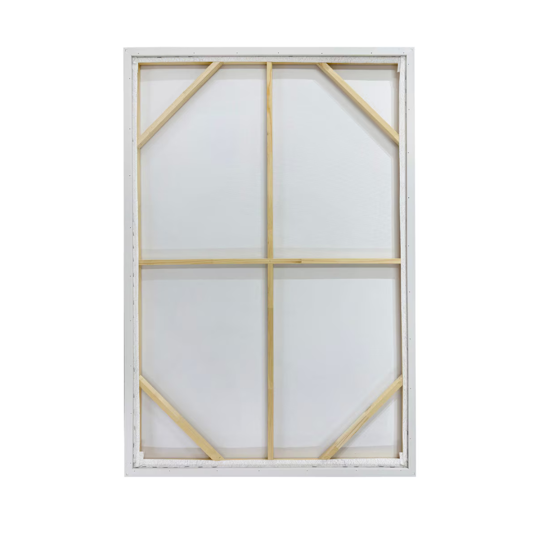 Organic Calm Hand-painted Framed Canvas Art