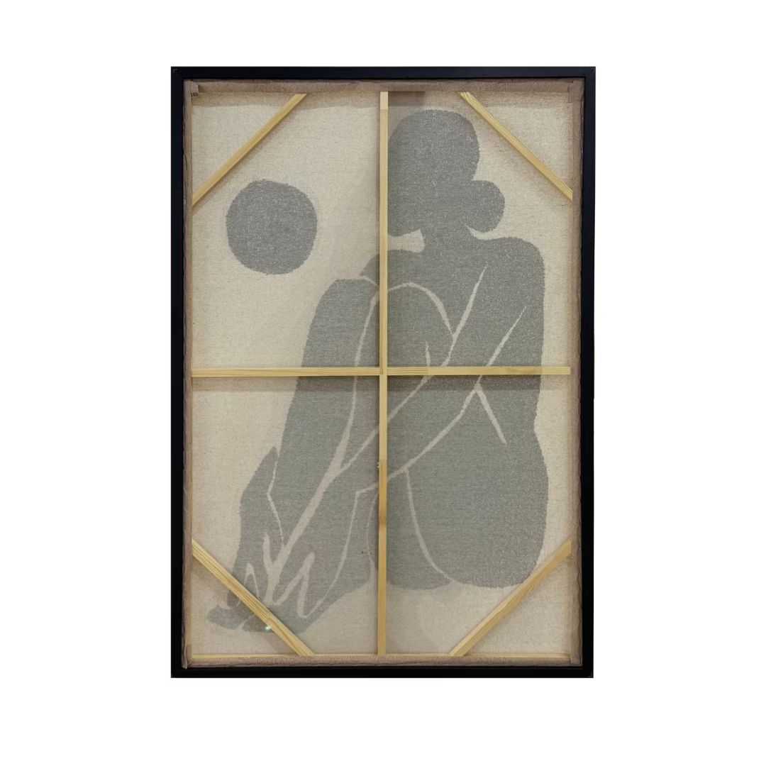 Silent Grace Hand-painted Framed Canvas Art