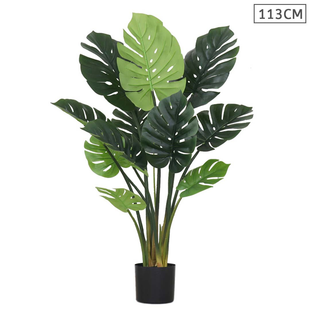 Artificial Turtle Back Tree Plant in Black Pot - 113cm tall