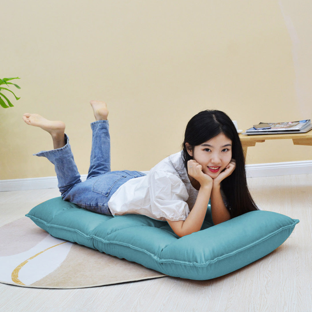 Tatami Adjustable Lounge Recliner/ Lazy Sofa Bed Cushion Seat - Blue