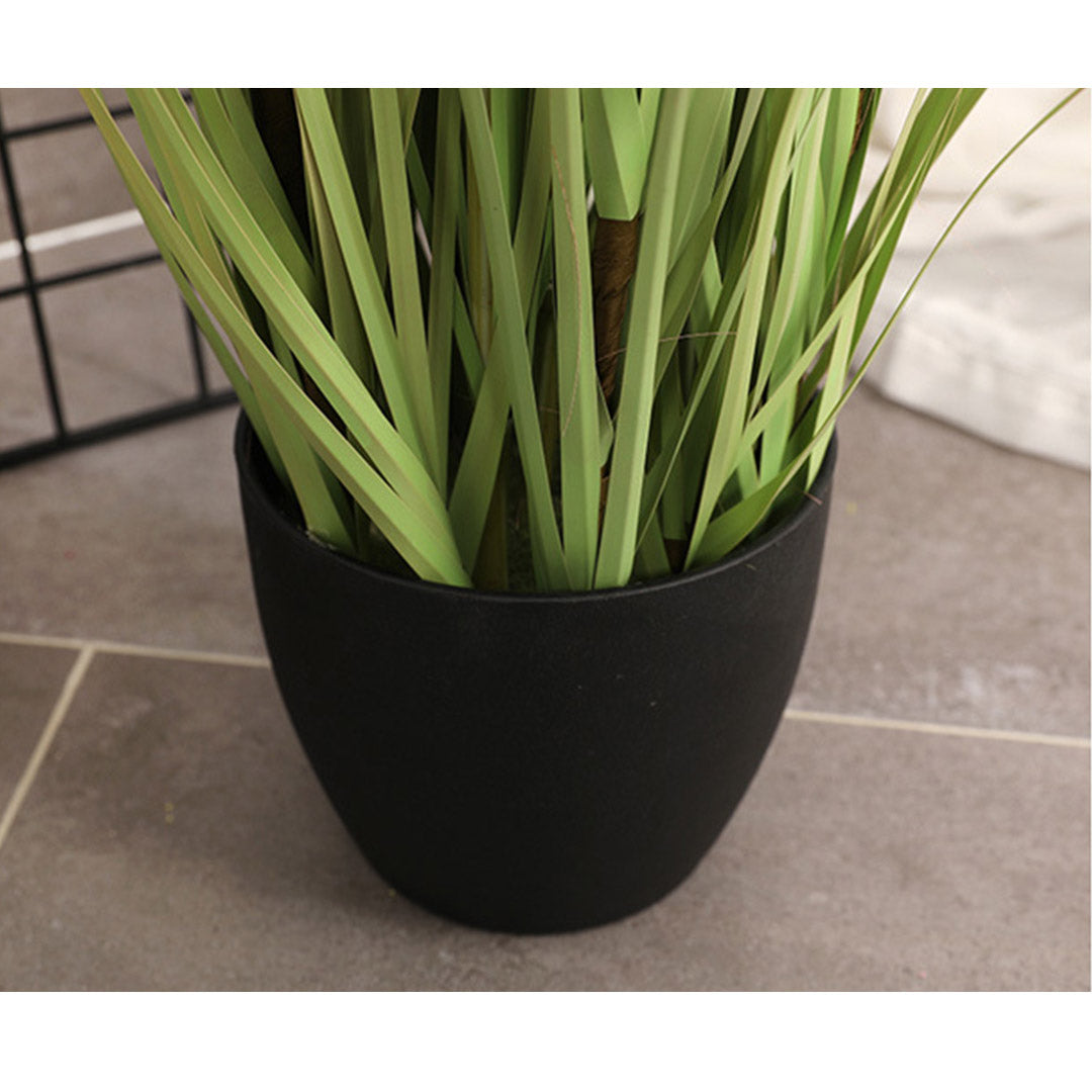 Artificial Reed Grass Tree Plant in Black Pot - 150cm tall