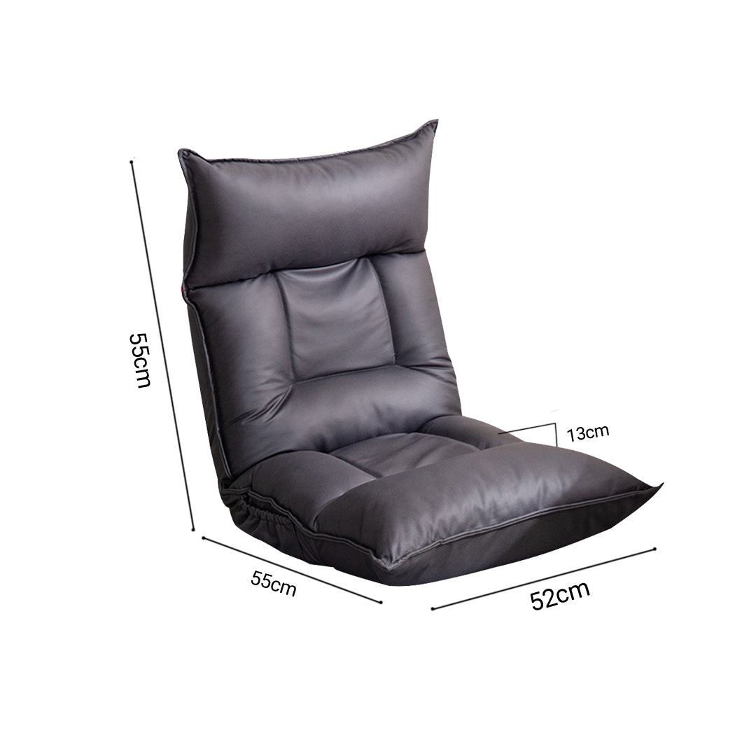 Tatami Adjustable Lounge Recliner/ Lazy Sofa Bed Cushion Seat - Grey